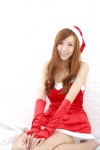 cica_zhou dress fingerless_gloves gloves reallycuteasians santa_costume stocking_cap rating:Safe score:0 user:nil!