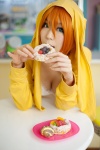 bra cleavage cosplay hoodie open_clothes original red_hair tachibana_ren wooser rating:Safe score:0 user:xkaras