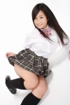 blouse costume kiriyama_rui kneesocks pleated_skirt school_uniform skirt skirt_lift ys_web_343 rating:Safe score:1 user:nil!