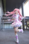 boots bow cosplay pink_hair pink_princess riina six_heart_princess skirt tiara rating:Safe score:2 user:Kryzz