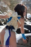 ass cosplay gauntlets hairbow kimono king_of_fighters kunoichi saku shiranui_mai rating:Safe score:2 user:nil!