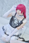 choker cosplay dress elbow_gloves gloves mochizuki_mai red_hair tagme_character tagme_series thighhighs white_legwear rating:Safe score:0 user:nil!