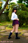 blouse kneesocks pleated_skirt school_uniform skirt toyama_suzune rating:Safe score:2 user:nil!