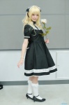 aka_(morimori) blonde_hair cosplay dress hairband original socks rating:Safe score:0 user:nil!