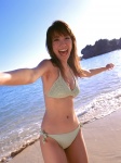 beach bikini cat_jump ocean side-tie_bikini swimsuit yamamoto_azusa rating:Safe score:0 user:nil!