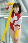 bodysuit cosplay gunbuster headband pantyhose suzuya_rin takaya_noriko tshirt rating:Safe score:0 user:nil!