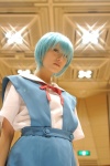 ayanami_rei blue_hair cosplay ichii_saya neon_genesis_evangelion sailor_uniform school_uniform rating:Safe score:0 user:nil!