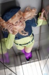 beret blonde_hair blouse cosplay glasses macross macross_frontier mimi sheryl_nome shorts thighhighs rating:Safe score:0 user:nil!