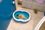 bikini cleavage inflatable_pool minami_yui swimsuit wet rating:Safe score:0 user:nil!