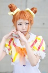 <3 aikatsu! arisugawa_otome blouse cosplay double_bun orange_hair usako_(ii) rating:Safe score:0 user:nil!