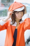 asakura_irori bakemonogatari cosplay hat jacket school_swimsuit sengoku_nadeko swimsuit rating:Safe score:1 user:nil!