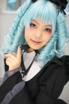 blouse blue_hair bonnet cosplay forest kaieda_kae kuroi_alice skirt rating:Safe score:0 user:nil!
