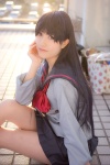 bishoujo_senshi_sailor_moon blouse cosplay hino_rei kiyomichi pleated_skirt sailor_uniform scarf school_uniform skirt rating:Safe score:0 user:pixymisa