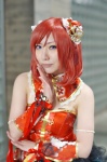 corset cosplay double_bun love_live!_school_idol_project miniskirt nishikino_maki red_hair skirt yaya rating:Safe score:1 user:nil!