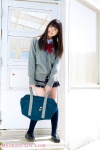 blouse bookbag cardigan funaoka_saki kneesocks pleated_skirt school_uniform skirt rating:Safe score:0 user:nil!