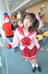 ahoge ayachii cosplay pleated_skirt sailor_uniform school_uniform skirt socks to_heart to_heart_2 twintails yuzuhara_konomi rating:Safe score:0 user:nil!