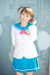 chippi cosplay futami_ami idolmaster idolmaster_xenoglossia miniskirt pleated_skirt sailor_uniform school_uniform skirt rating:Safe score:0 user:nil!