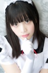 apron cosplay elbow_gloves gloves hairband maid maid_uniform miremire original ribbon_tie rating:Safe score:1 user:pixymisa