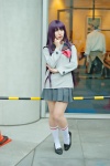 bishoujo_senshi_sailor_moon cosplay hino_rei kneesocks pleated_skirt purple_hair sailor_uniform school_uniform skirt yaya rating:Safe score:2 user:nil!
