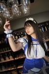 apron bar chocoball costume glasses hairband handcuffs maid maid_uniform skirt rating:Safe score:0 user:bored_man