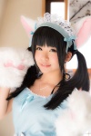 animal_ears apron cat_ears cosplay dress hairband itsuki_akira maid maid_uniform original paw_gloves twintails rating:Safe score:4 user:nil!