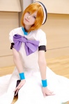 cosplay dress higurashi_no_naku_koro_ni orange_hair ryuuguu_rena sailor_hat sera thighhighs rating:Safe score:2 user:nil!