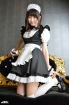 4k-star_184 apron blouse hairband jumper maid maid_uniform sakura_nodoka thighhighs white_legwear zettai_ryouiki rating:Safe score:0 user:nil!