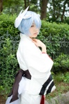 ayanami_rei blue_hair cosplay fox_mask iori neon_genesis_evangelion yukata rating:Safe score:0 user:nil!