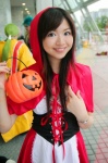 cape corset costume dress halloween hood laces mio_(model) pumpkin rating:Safe score:1 user:nil!