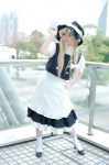 apron blonde_hair blouse cosplay jumper kirisame_marisa socks touhou witch_hat yuuga rating:Safe score:0 user:nil!