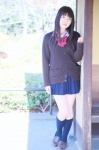 blouse cardigan cosplay emusuda_riria kneesocks original pleated_skirt school_uniform skirt rating:Safe score:1 user:nil!