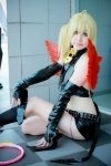 blonde_hair cosplay halter_top hanna_yume kichijou padlock wings zone-00 rating:Safe score:0 user:Log