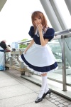 apron cosplay hairband kneehighs maid maid_uniform original rito rating:Safe score:2 user:nil!