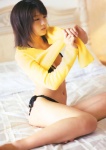 bed bikini cleavage le_soleil shirt_lift side-tie_bikini sweater swimsuit yasuda_misako rating:Safe score:0 user:nil!