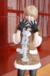 black_legwear blonde_hair cosplay dress gloves reindeer_costume tagme_character tagme_series thighhighs yuki_(iii) zettai_ryouiki rating:Safe score:0 user:nil!
