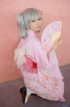 cosplay fan genderswap gintama kimono riu sakata_gintoki silver_hair twintails rating:Safe score:1 user:nil!