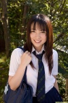 blouse bookbag costume itou_haruka pleated_skirt school_uniform skirt tie rating:Safe score:1 user:nil!