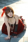 cleavage cosplay dress fishnet_stockings hairband kooki meiko thighhighs vocaloid rating:Safe score:1 user:nil!