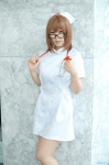 cosplay dress glasses narihara_riku nurse nurse_cap nurse_uniform original pantyhose stethoscope rating:Safe score:4 user:nil!