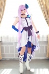 boots cosplay cure_moonlight dress heartcatch_precure! one_elbow_glove pretty_cure purple_hair takamura_aoi tsukikage_yuri rating:Safe score:0 user:nil!