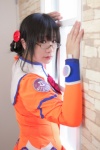 blouse chocoball cosplay fujisawa_yayoi glasses miniskirt school_uniform skirt uchuu_no_stellvia rating:Safe score:0 user:nil!