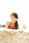 beach bikini_top cleavage ponytail sasaki_nozomi swimsuit vyj_100 rating:Safe score:0 user:nil!
