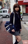 blazer blouse bookbag costume kneesocks koizumi_maya miniskirt miss_actress_vol_84 plaid pleated_skirt school_uniform skirt tie rating:Safe score:0 user:nil!