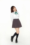 blouse kneesocks kuroda_mayuka pleated_skirt school_uniform skirt ys_web_494 rating:Safe score:1 user:nil!
