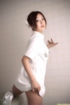 apron bathroom bathtub costume dgc_0834 dress dress_lift nurse nurse_cap stethoscope tatsumi_natsuko thighhighs waitress waitress_uniform zettai_ryouiki rating:Safe score:0 user:nil!