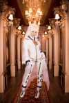 blonde_hair bodysuit boots chains cosplay emperor fate/extra fate/extra_ccc fate/series gloves mike nero_claudius_(bride) nero_claudius_(fate) veil rating:Safe score:0 user:nil!