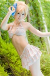 bikini blonde_hair kurasaka_kururu swimsuit water_gun rating:Safe score:2 user:pixymisa