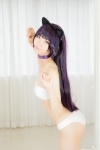 animal_ears bikini cat_ears choker cosplay gokou_ruri kuro_neko_o_kigae_suru mike ore_no_imouto_ga_konna_ni_kawaii_wake_ga_nai purple_hair swimsuit rating:Safe score:2 user:nil!