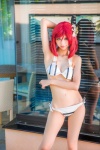 bikini cleavage cosplay love_live!_school_idol_project mike nishikino_maki red_hair school_idol_~krasivie~ side-tie_bikini swimsuit rating:Safe score:4 user:nil!