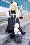 blonde_hair boots cosplay detached_sleeves dress golden_darkness kurumi_rokon to_love-ru twintails rating:Safe score:0 user:nil!